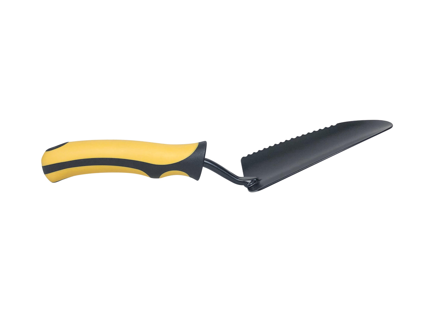 Expert Gardener Steel Gardening Trowel, 12.6 in Length, Black & Yellow