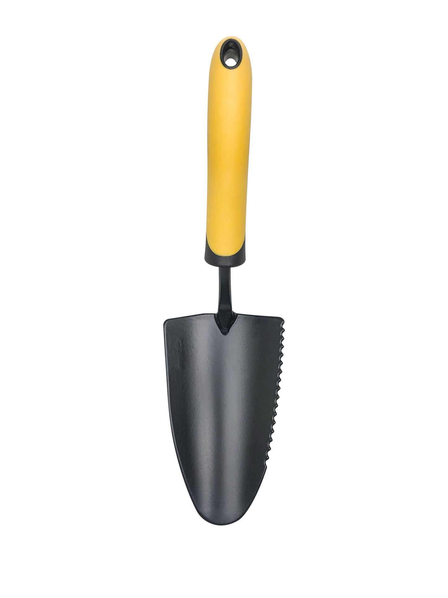 Expert Gardener Steel Gardening Trowel, 12.6 in Length, Black & Yellow