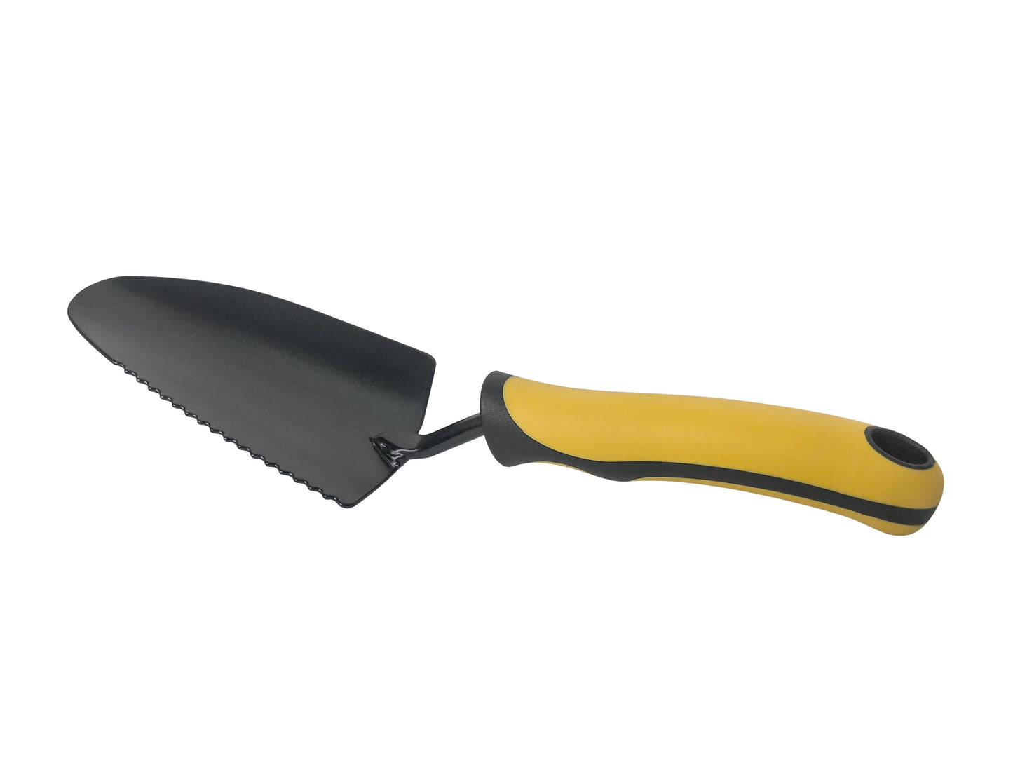 Expert Gardener Steel Gardening Trowel, 12.6 in Length, Black & Yellow